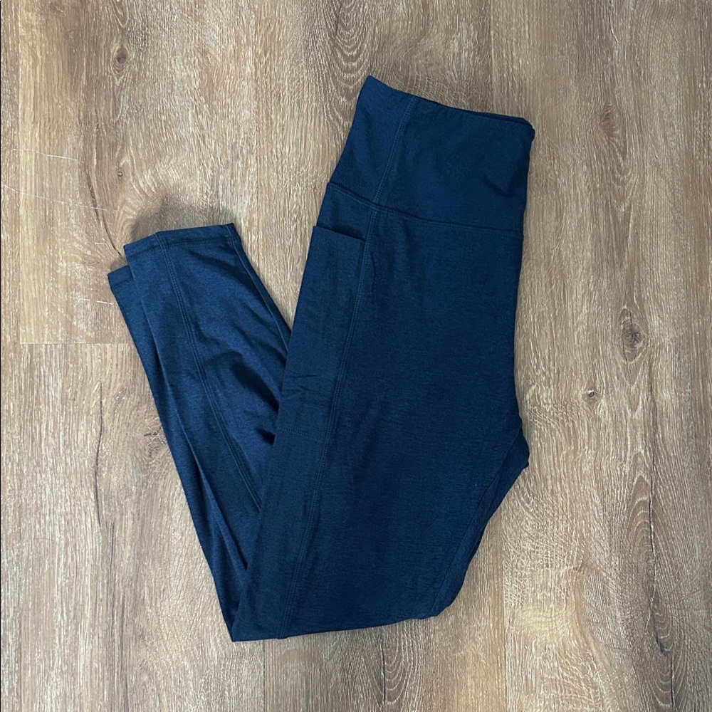 Women’s Danskin Heathered Navy Leggings, Size M